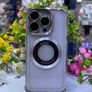 case cromado con antishock