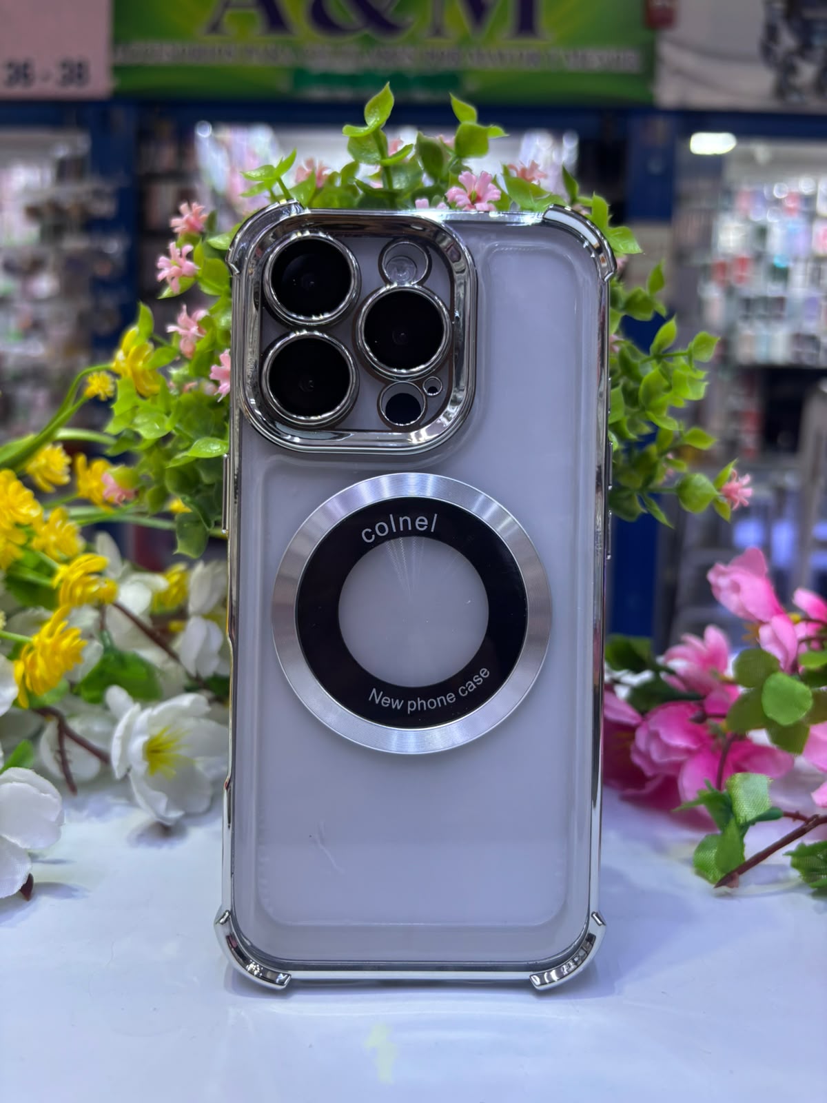 case cromado con antishock case cromado con antishock
