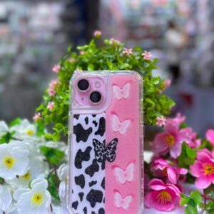 case 360° con diseÑo y glitter de calidad premium