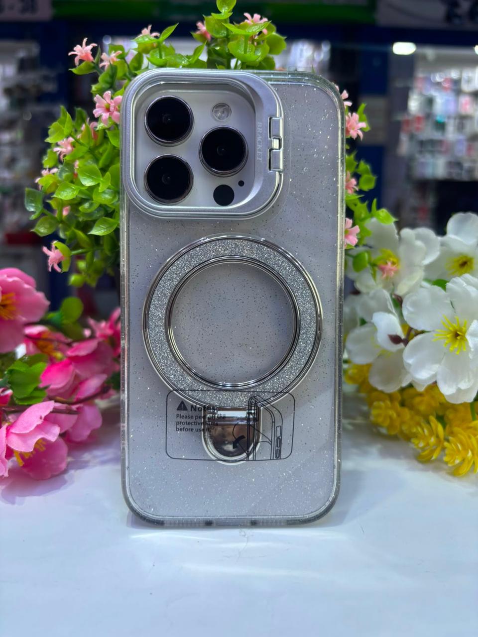case luxury doble parante con glitter case luxury doble parante con glitter