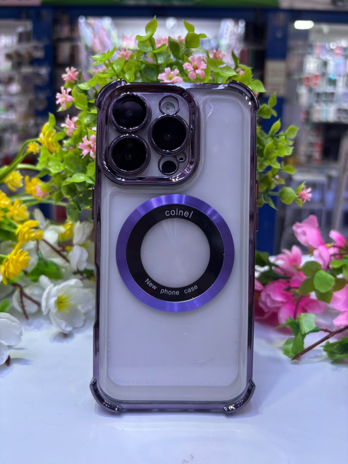 case cromado con antishock case cromado con antishock