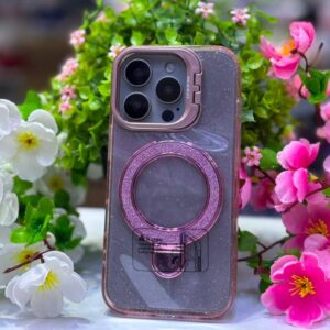 case luxury doble parante con glitter