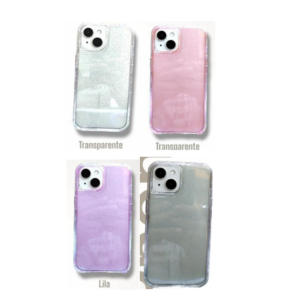 case 3 en 1 glitter brillo (tapa dura)
