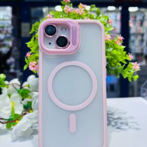 case ahumado colores pasteles con parante y lente